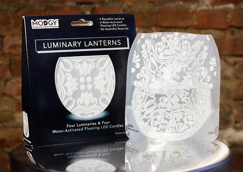 White Luminary Lantern