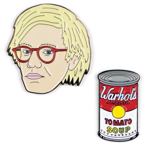Andy Warhol Enamel Pin