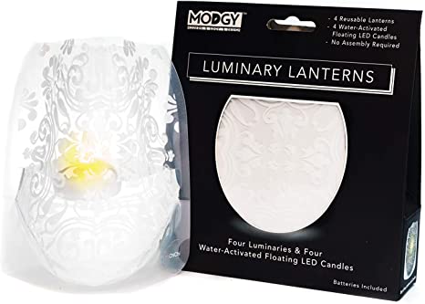 White Luminary Lantern