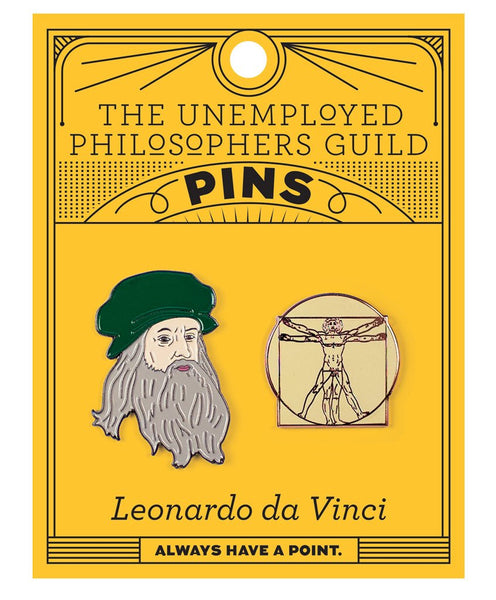 Leonardo da Vinci Enamel Pin