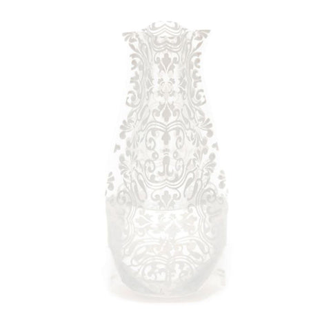 White Expandable Vase
