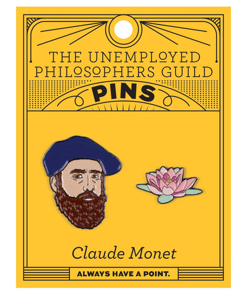 Claude Monet Enamel Pin