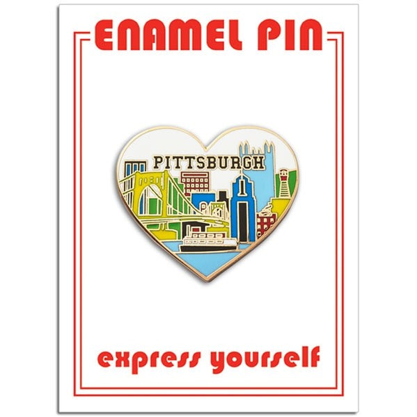 Pittsburgh Heart Pin