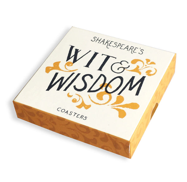 Shakespeare's Wit and Wisdom Coaster Set