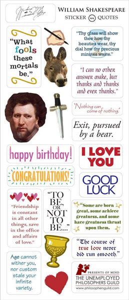 Shakespeare Quotable Notable Card